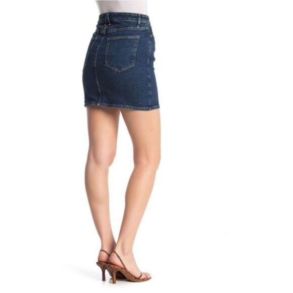 Good American Jean Mini Skirt size 12/31 - Picture 3 of 10